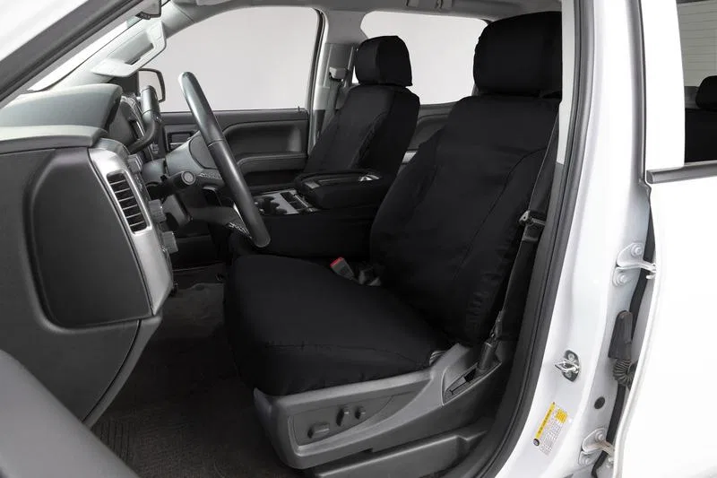 SS8490WFBK – COVERCRAFT Seat Cover, Seat Style AU - 60/40 Split Bench With 3 Adjustable Headrest Heavy-Duty Waterproo...